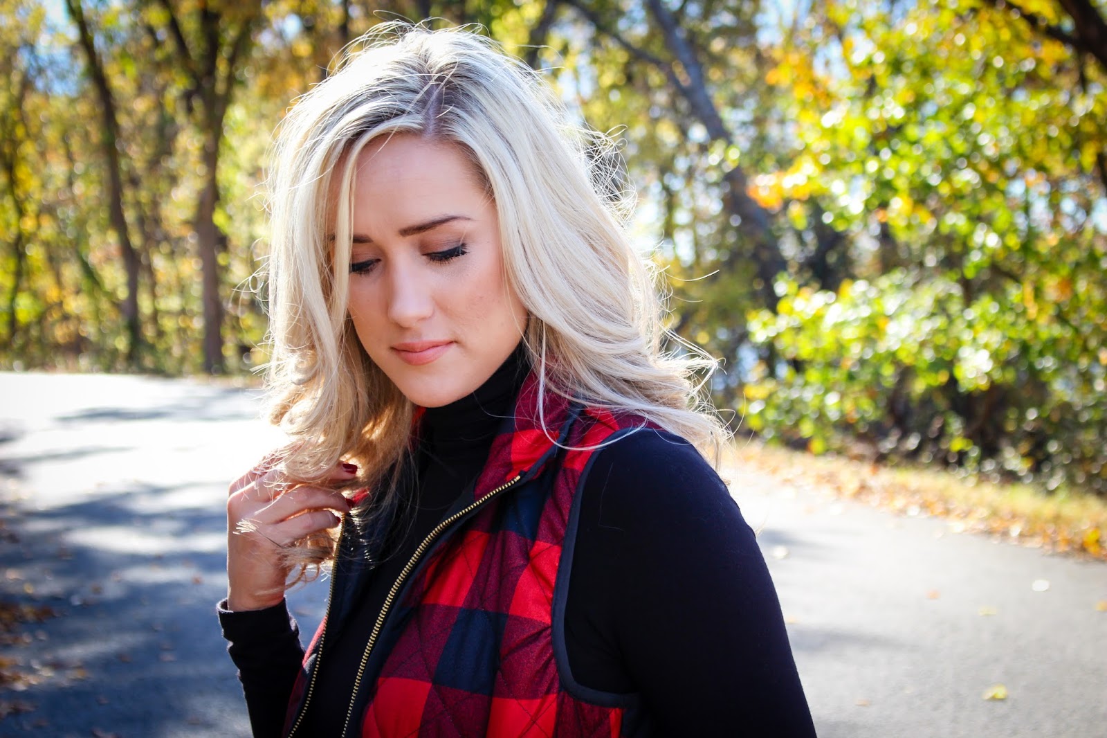 The Blue Diamond Buffalo Check Vest