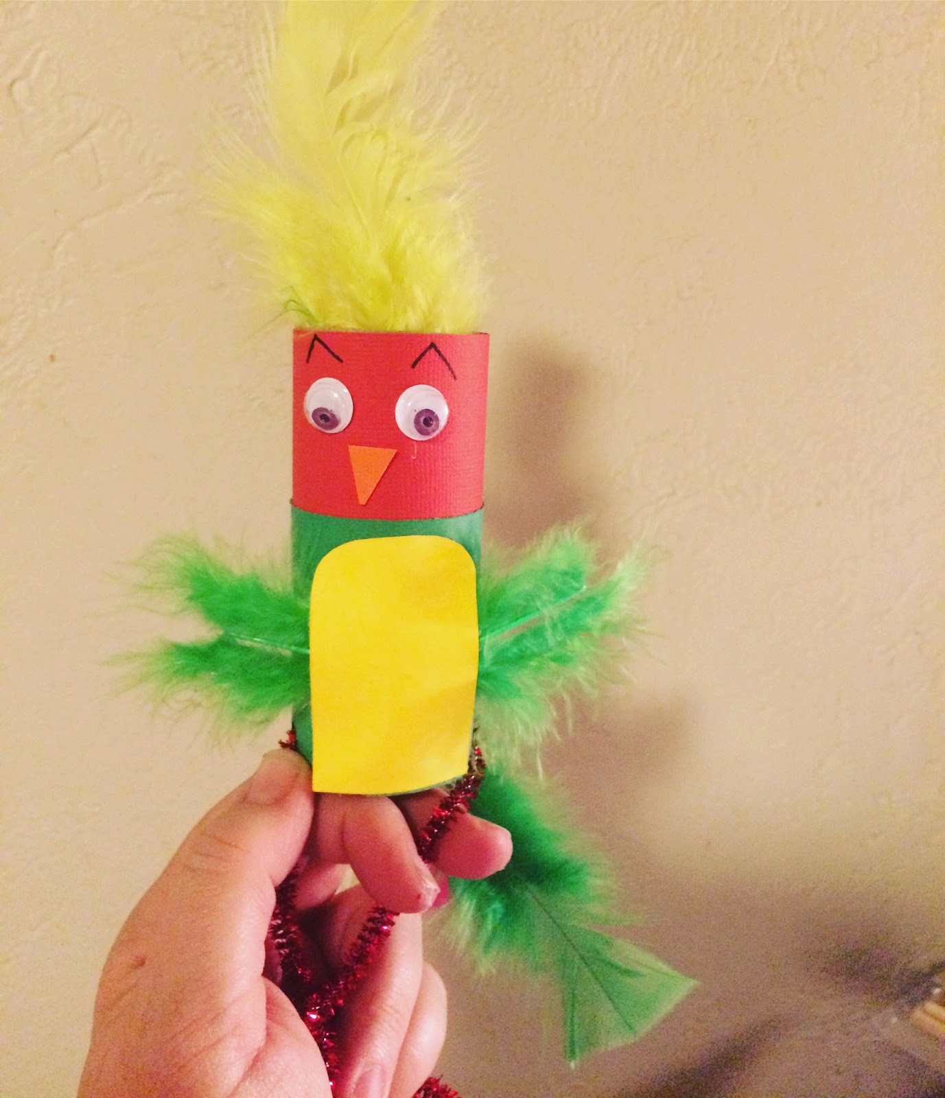 Mom Taxi Julie Toilet Paper Roll Parrots