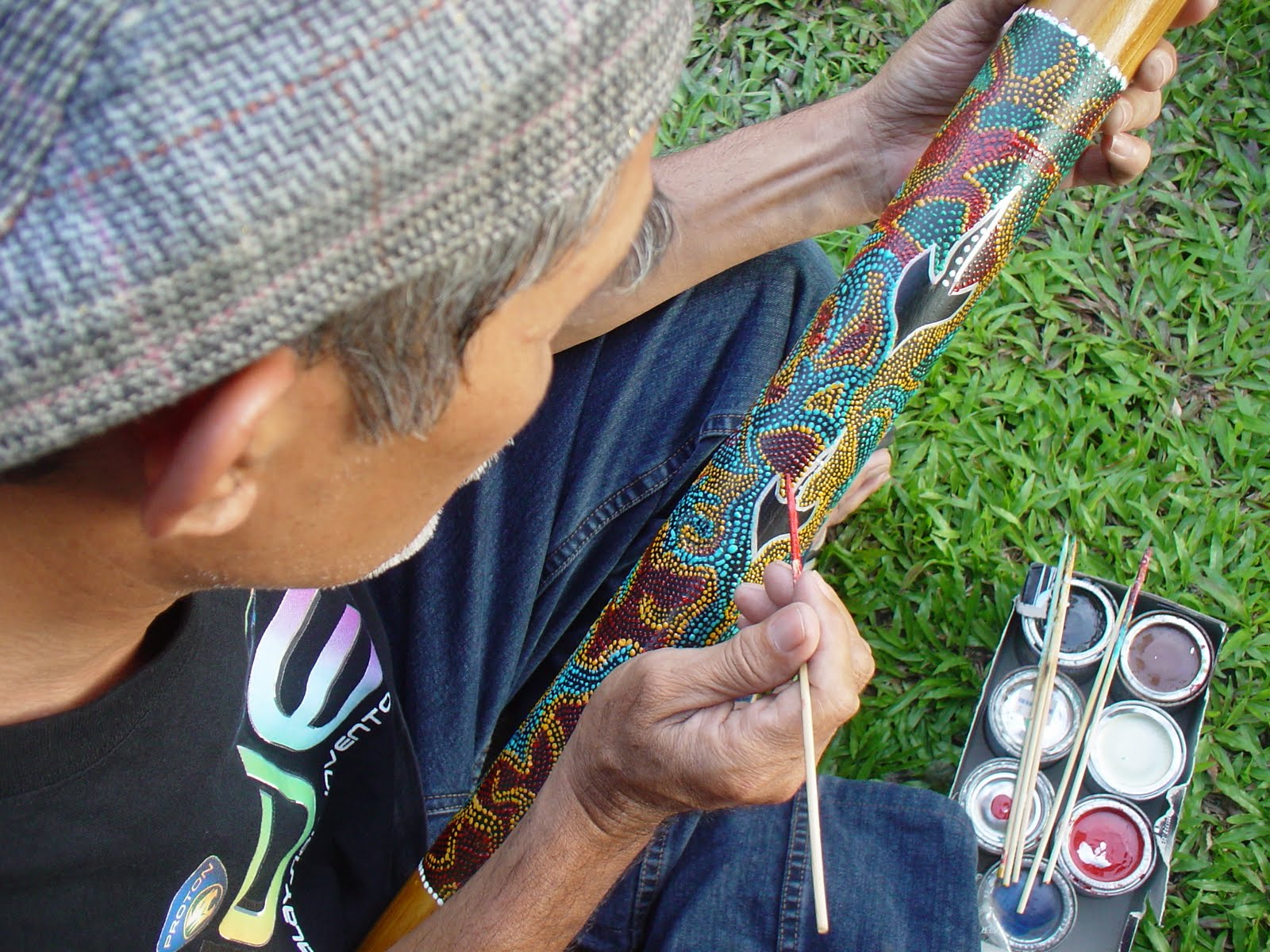 DIDGERIDOO MADE IN MALAYSIA Didgeridoo crafts, eucalyptus wood, pvc, bamboo and glass