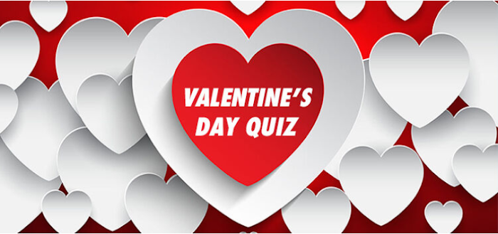 QuizDiva Valentine's Day Quiz Answers Score 100%