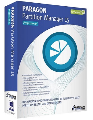 Paragon Partition Manager 15 Professional 10.1.25.779 poster box cover