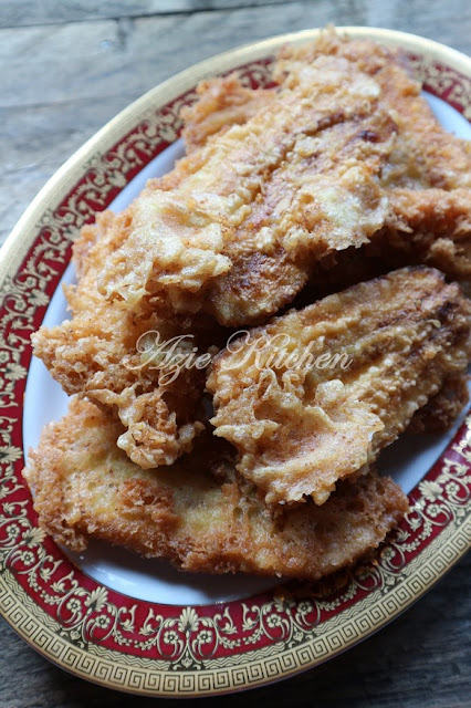 Pisang Penyet Goreng Rangup Yang Sangat Sedap