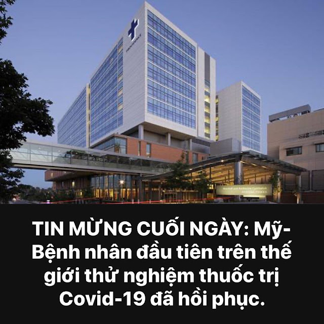 Bệnh nhân đầu tiên trên thế giới thử nghiệm thuốc điều trị Covid-19 đã hồi phục