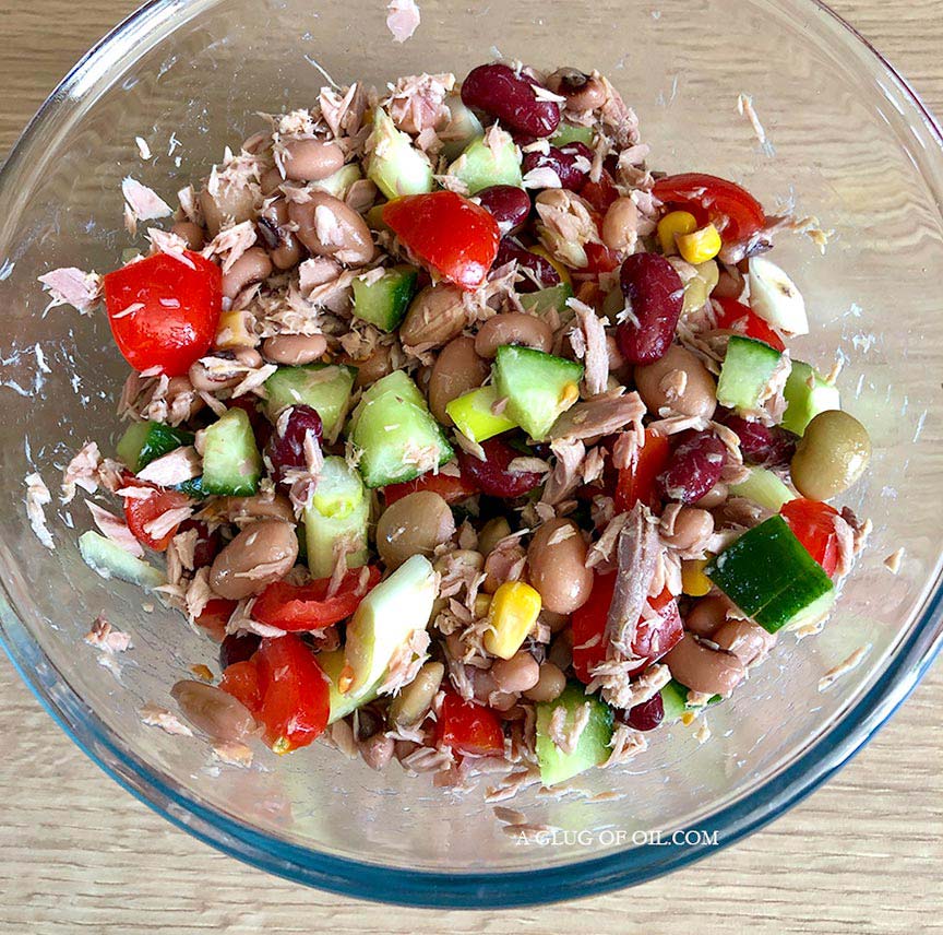 Mixed Bean and Tuna Salad