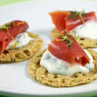 Smoked Salmon Crisps