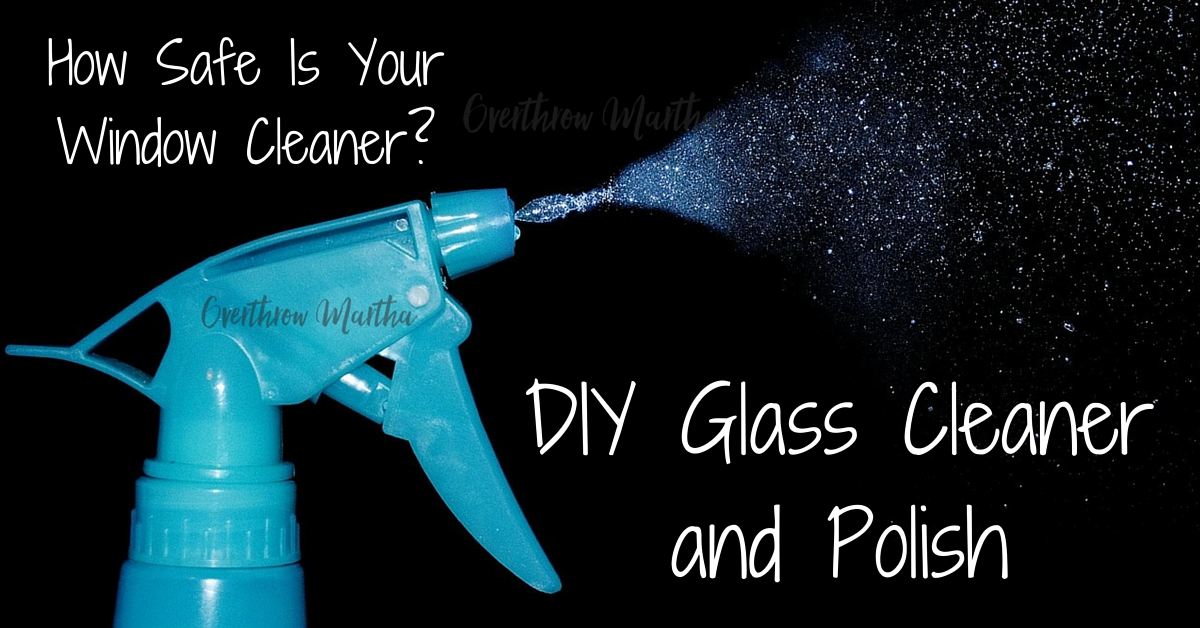NonToxic Window and Glass Cleaner with Thieves Household Cleaner Overthrow Martha