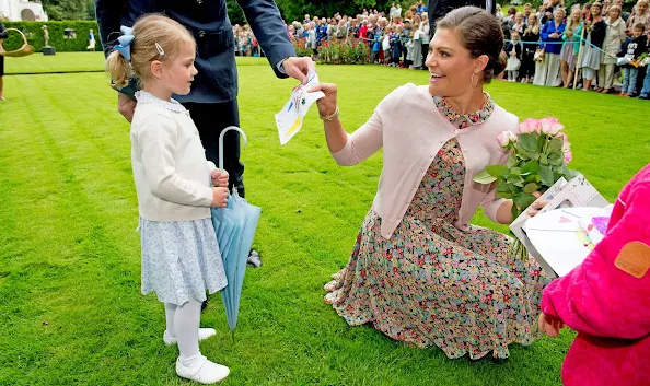 Crown Princess Victoria of Sweden and Prince Daniel and Princess Estelle of Sweden