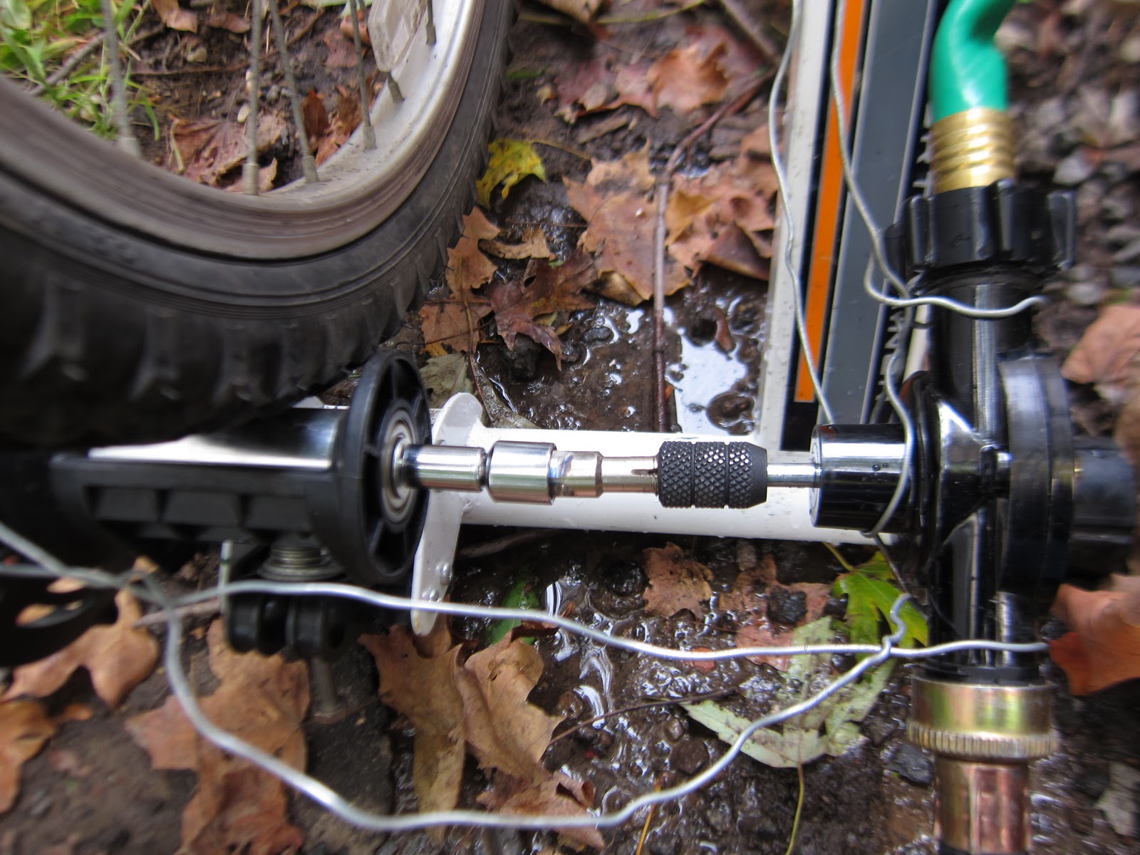 commmunity gardening Bicycle Powered Water Pump for Rainwater Harvesting Systems