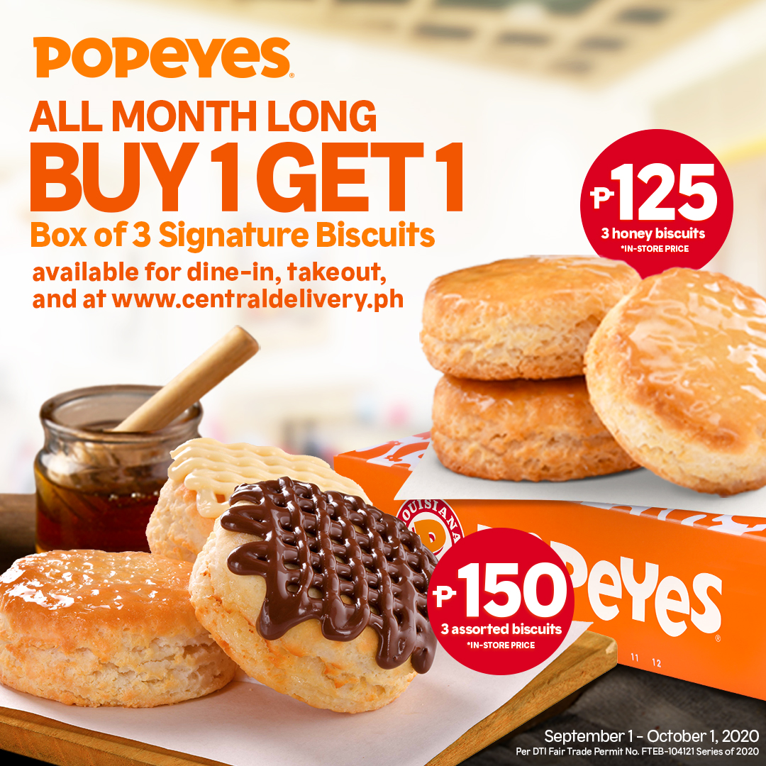 Manila Shopper Make September pop with three Buy1 Get1 Promos from Popeyes