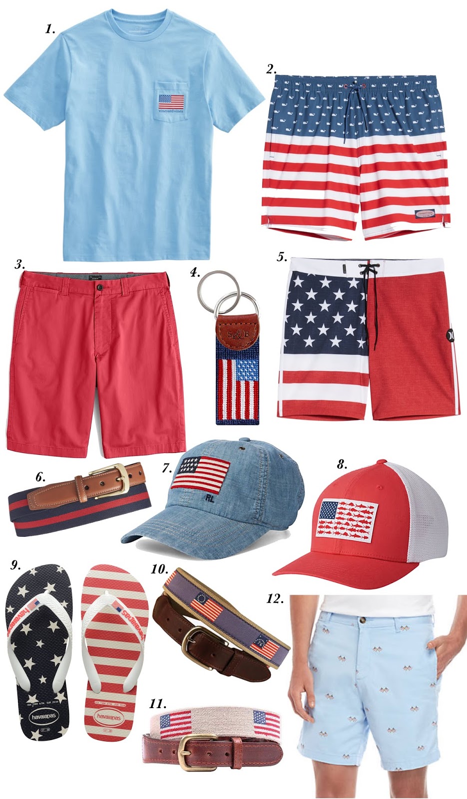 July 4th Outfit Inspiration for the whole family - Something Delightful Blog #summerstyle #patriotic