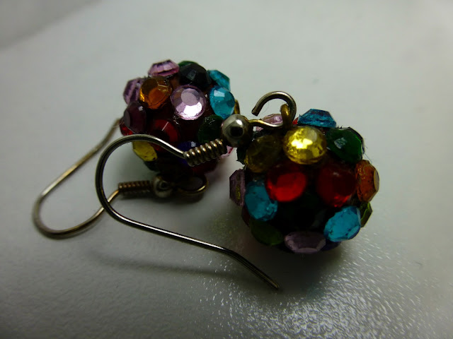 disco ball earrings