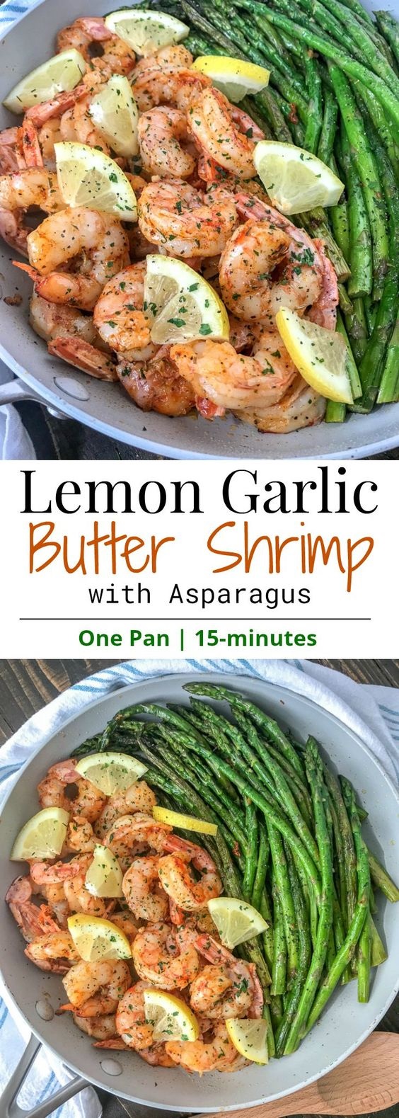 Lemon Garlic Butter Shrimp with Asparagus - ALANSDREAM