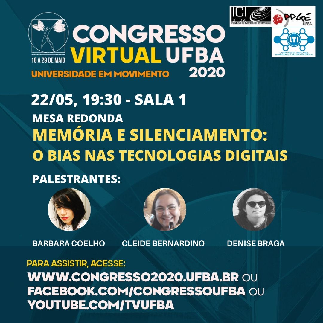 Grupo de Pesquisa LTI LTI Digital no Congresso UFBA fala de Memória e