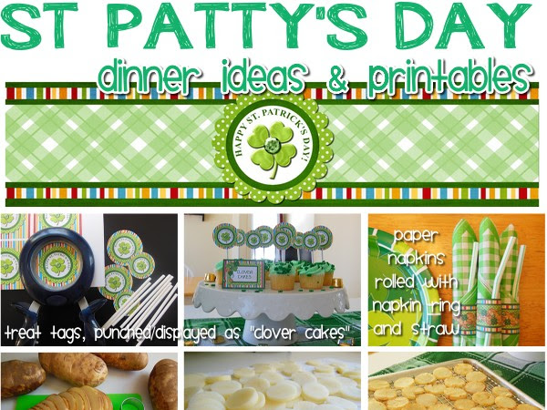 St. Patty's Day Dinner Ideas & Printables + a freebie!