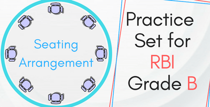 Seating Arrangement Practice Set for RBI Grade B