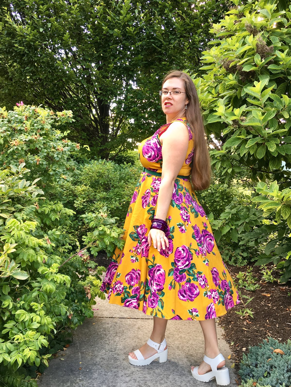 Thoroughly Modern Emily Review Lady V London Jasmine Dress