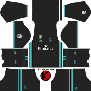 Real Madrid Kits 2017/2018 - Dream League Soccer