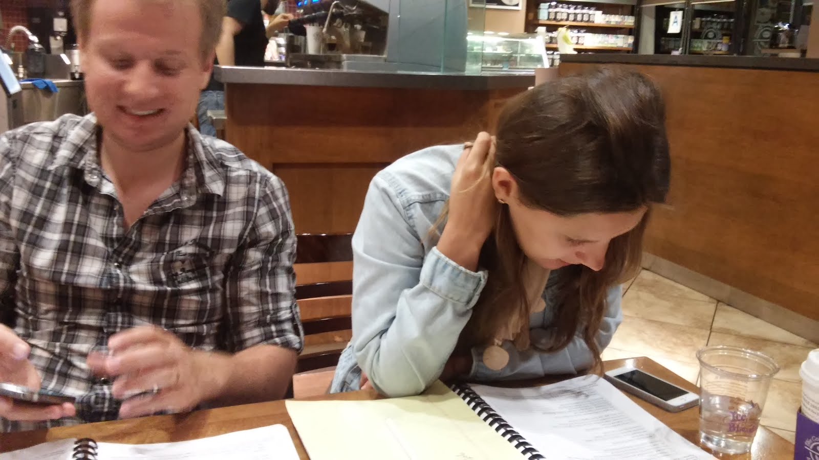 Couples studying American English