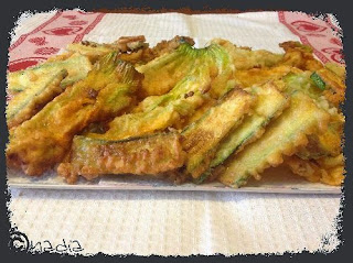 fiori di zucchina fritti