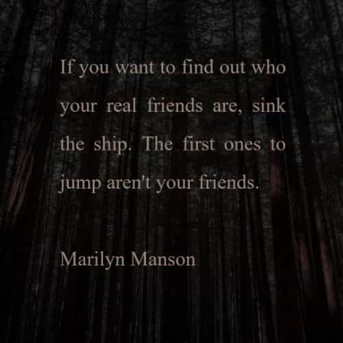 You Find Out Who Your Friends Are Quotes - love quotes