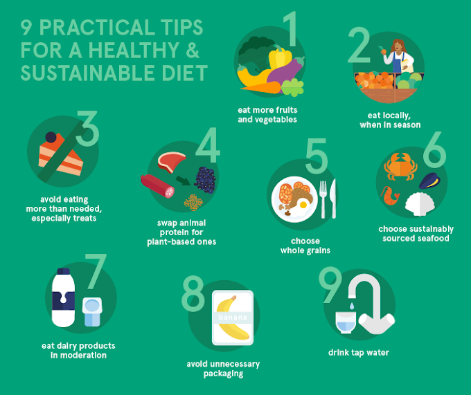 9 Practical Tips for a Healthy and Sustainable Diet