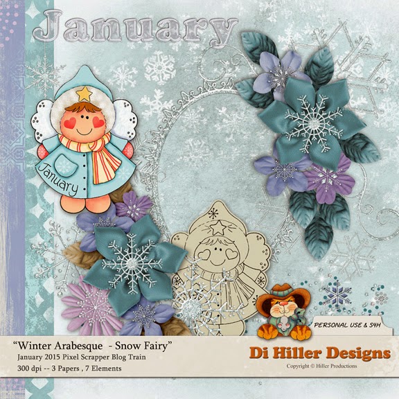Winter Arabesque Snow Fairy Mini Kit