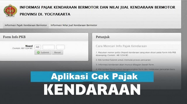 Aplikasi Cek Pajak Kendaraan 2021 Cara1001