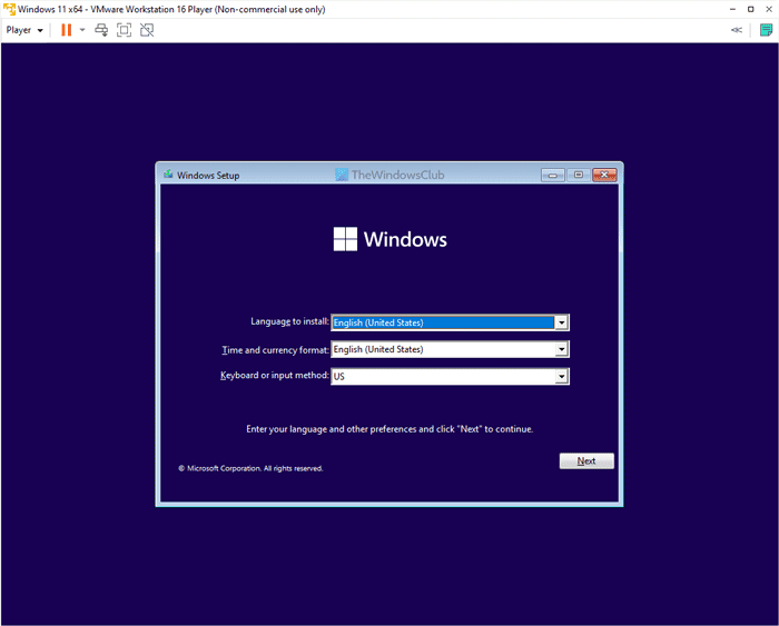 Cómo instalar Windows 11 en VMware Workstation Player