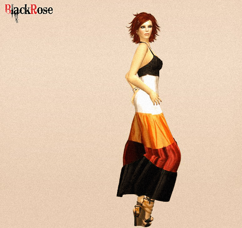BlackRose Fashion : Boho halter dress