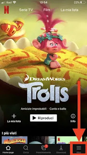 come togliere profilo bambino netflix su smartphone