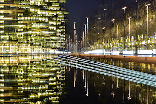 Fotokunst Citylights Lichtkunstfotografie Langzeitbelichtung Ruhrgebiet Essen