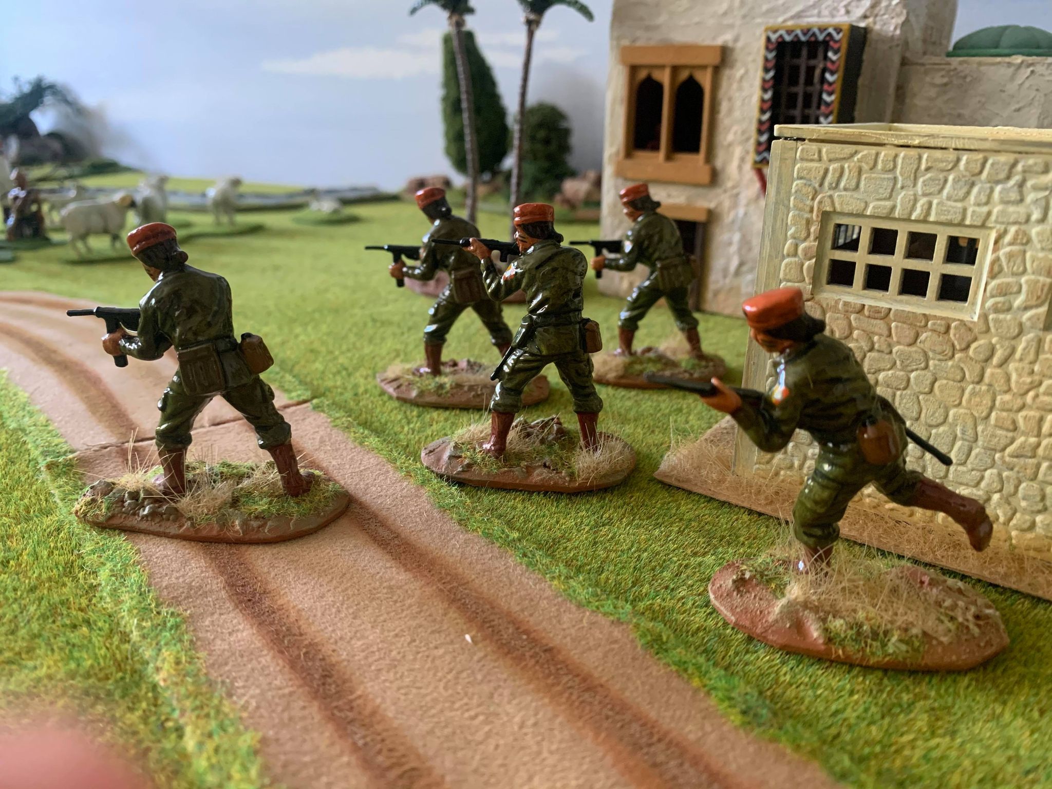 Wargaming with 54mm Toy Soldiers PLASTIC CONVERSIONS (Israeli Signals