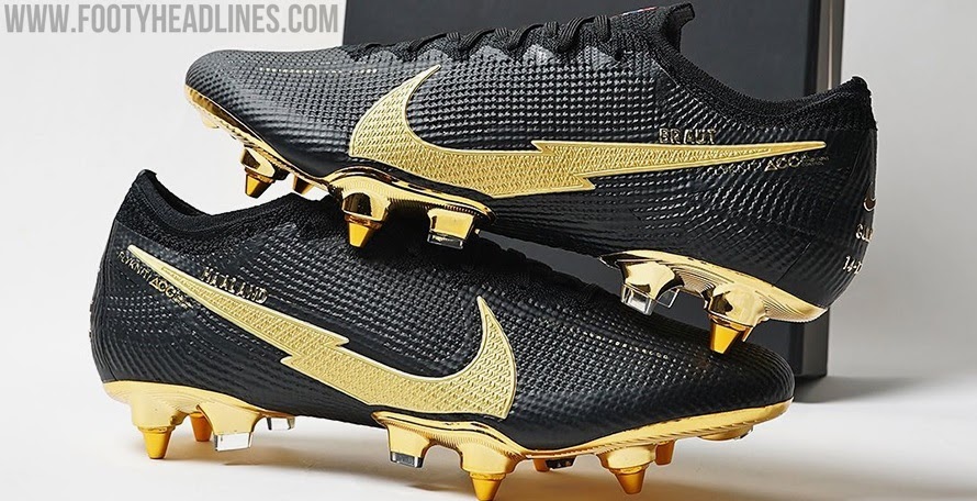 Better Pictures: Black / Gold Nike Mercurial Erling Haaland 'Golden Boy 2020' Boots Revealed - Footy Headlines