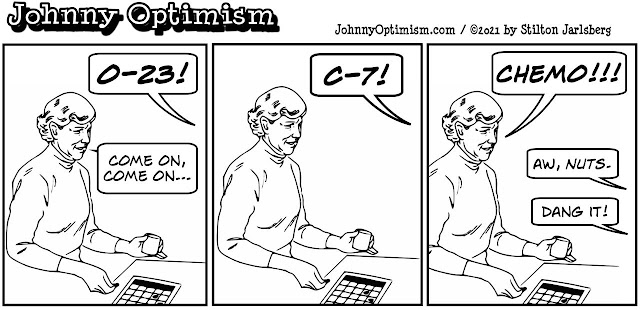 johnny optimism, medical, humor, sick, jokes, boy, wheelchair, doctors, hospital, stilton jarlsberg, bingo lady, chemo, cancer, bingo