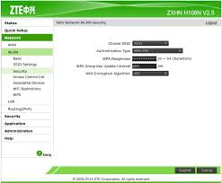 شرح كيفيه ضبط اعدادات روتر تى اى داتا ZTE 