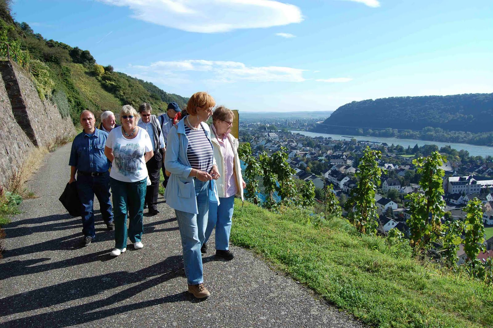 Weinbruderschaft MittelrheinSiebengebirge Wanderung von Hammerstein