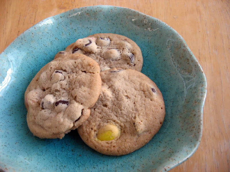 Chocolate Chip Easter Egg Cookies Fresh from the...