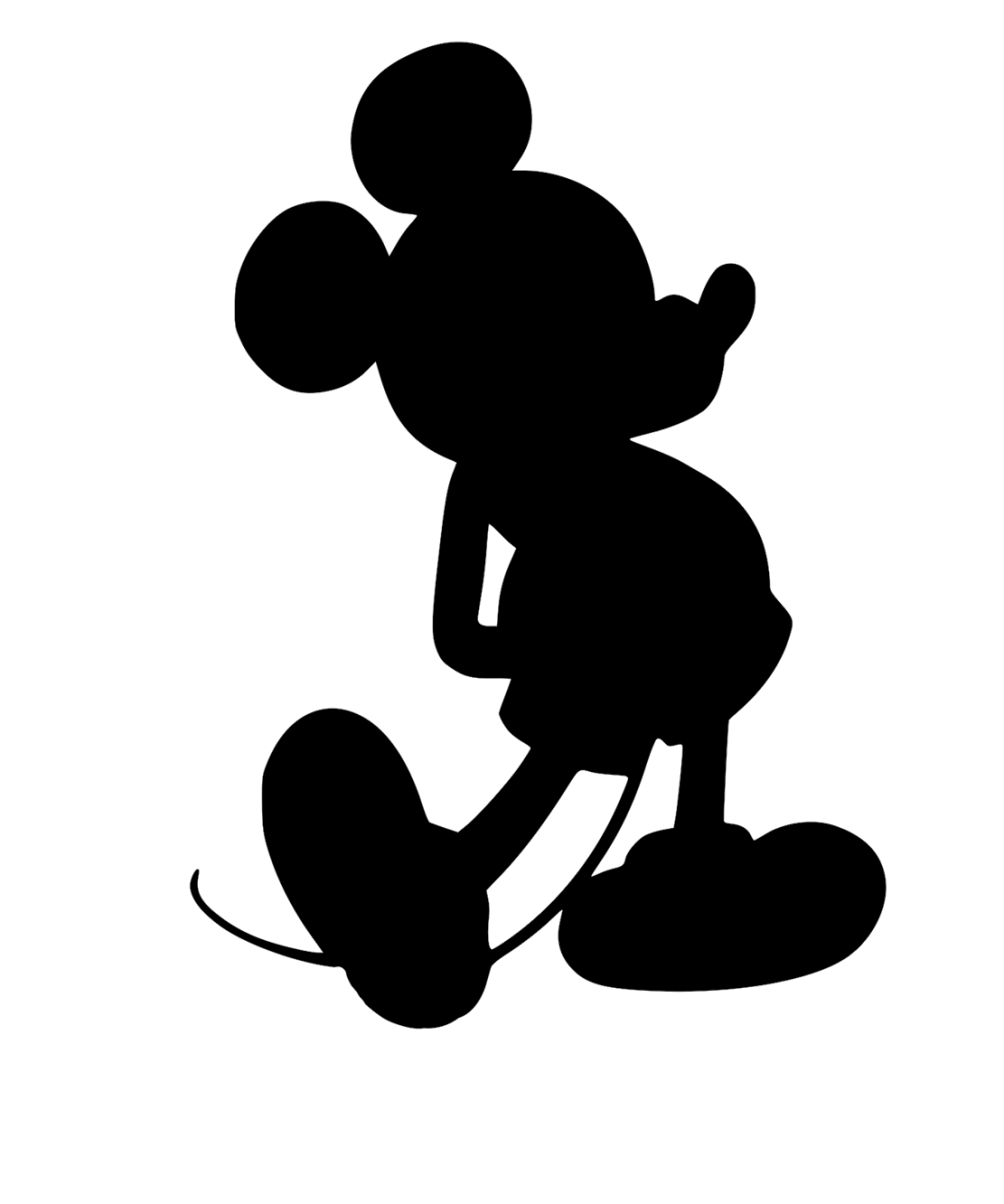 Chez Whimsy: FREE SVG - MICKEY SILHOUETTE