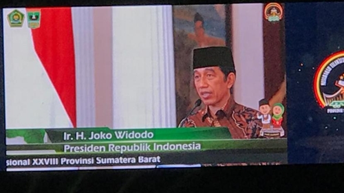 Buka MTQ ke 28, Jokowi: Kita Sebagai Ummat Nabi Muhammad SAW Harus Meneladani Kemuliaan Akhlak Beliau