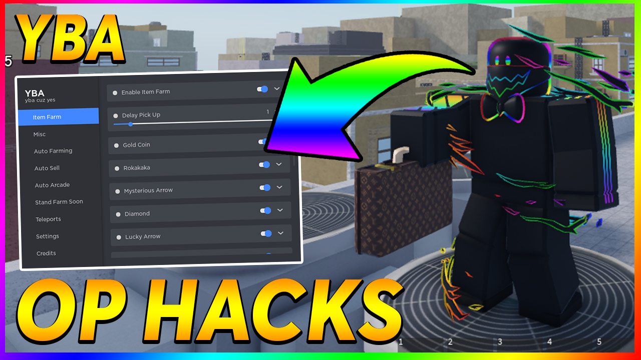 Your Bizarre Adventure Hack 🔥 OP ITEM AUTOFARM HACK GOD MODE HACK