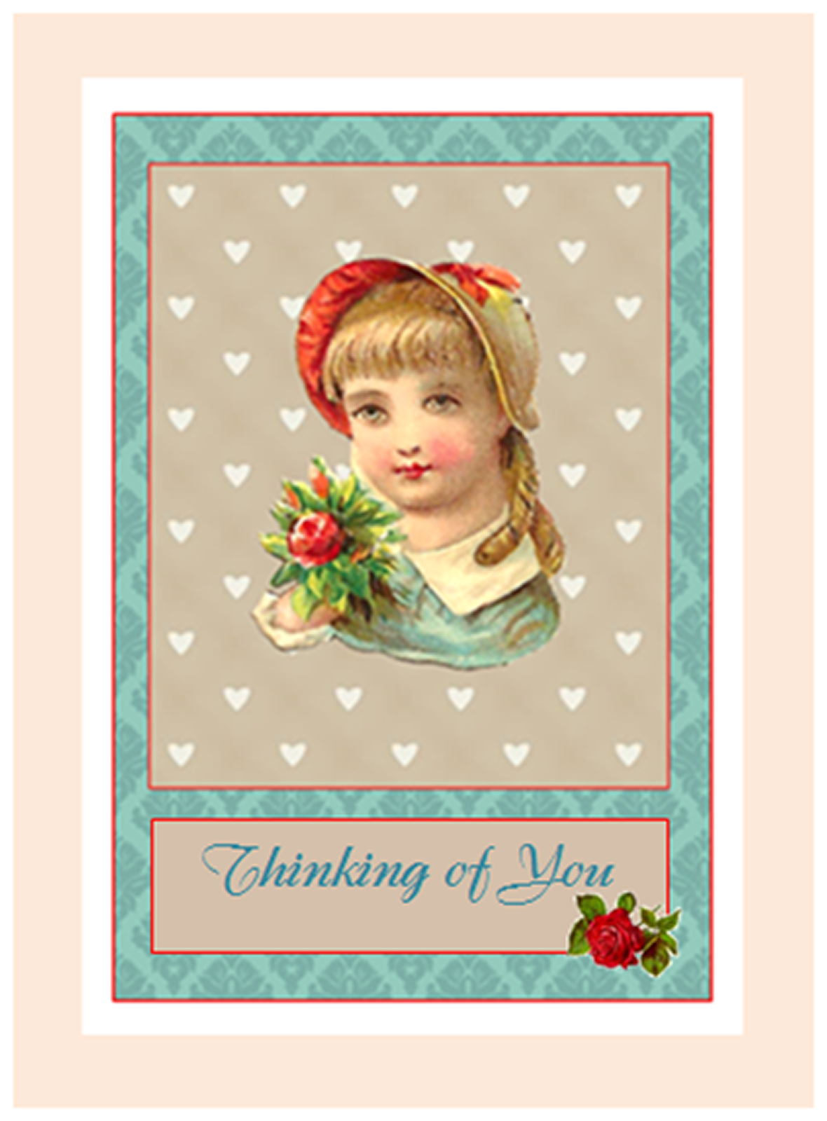 Antique Images: Free Printable Greeting Card: Greeting Card Design