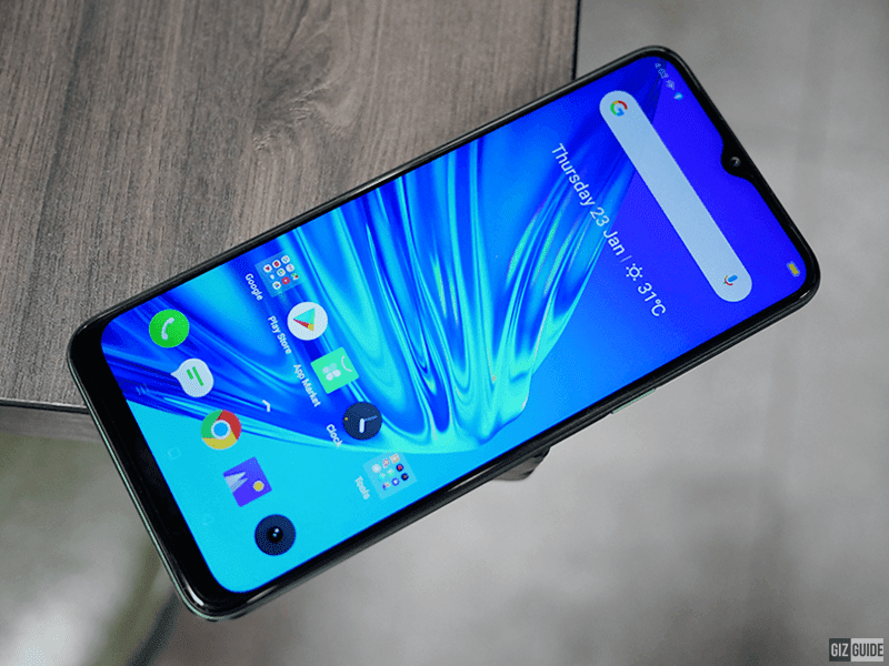 6.5-inch massive screen with a notch 6.5-inch massive screen with a notch