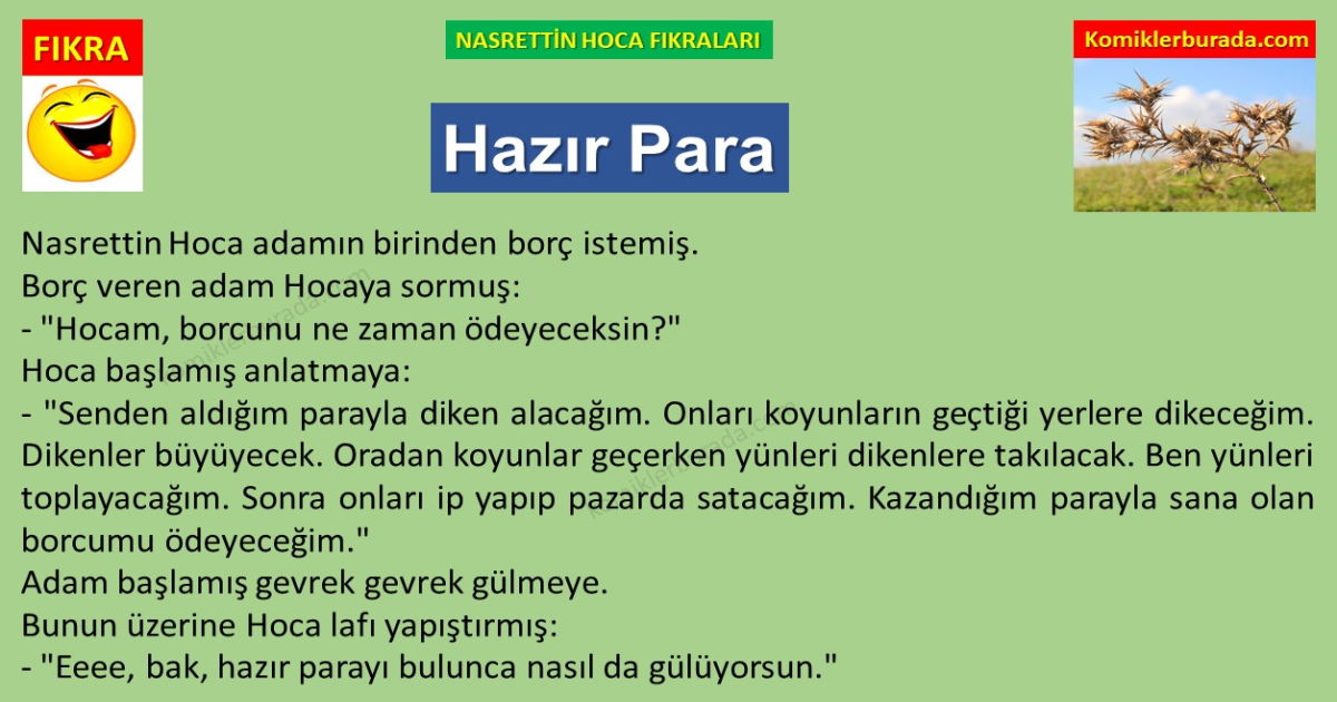 Komikler Burada Hazir Para