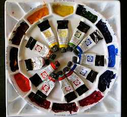 palette watercolor basic paint started painted getting colour watercolors prism using colors transparent setting palett