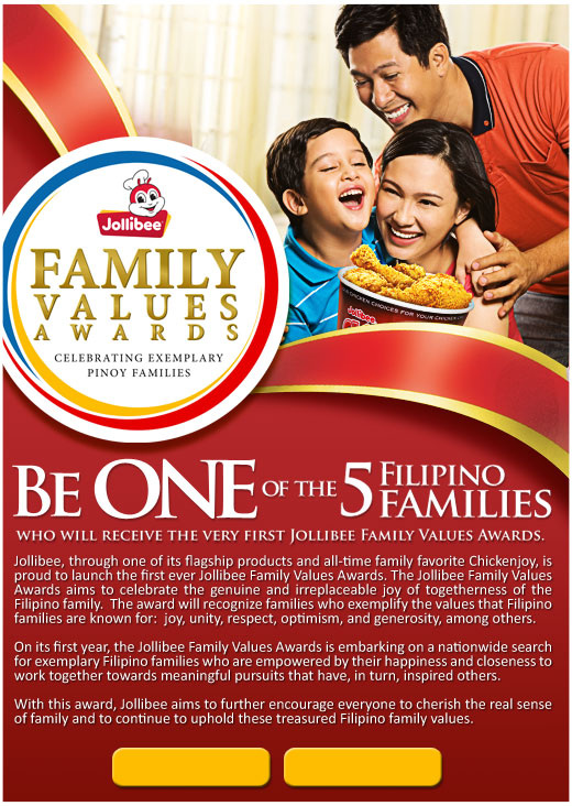 Jollibee Family Values Award MakiSALE