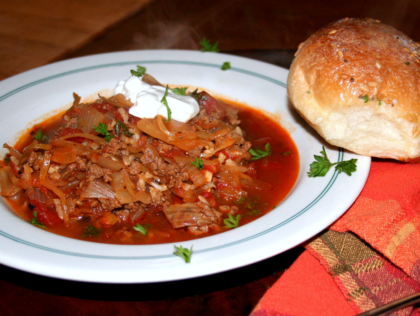 Sixpence Blue Moon Sauerkraut Cabbage Roll Soup