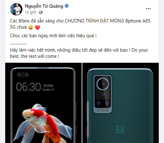 Thật không thể tin nổi: Bphone 5G chuẩn bị ra mắt!