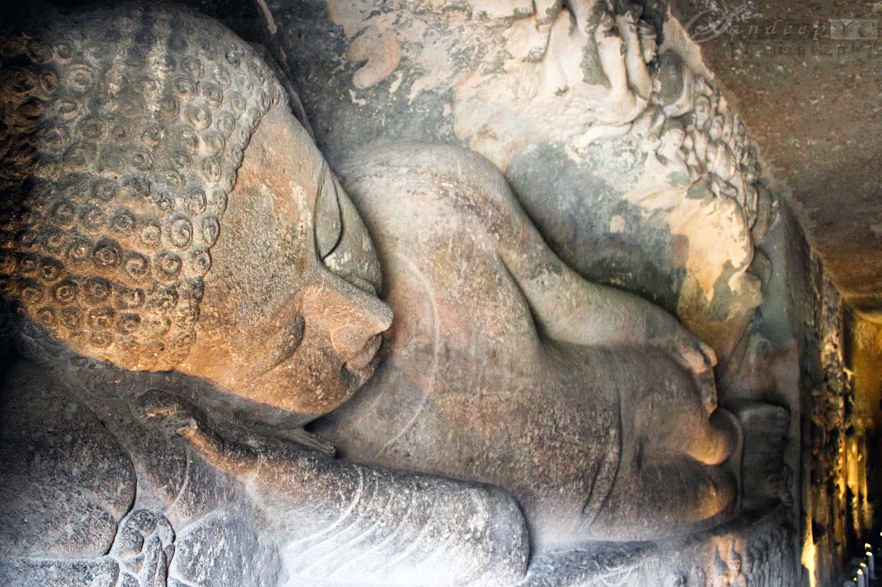 The colossal reclining Buddha