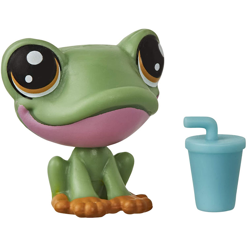 Littlest Pet Shop Keep Me Pack Tiny Pet Carrier Frog (No) Pet LPS Merch