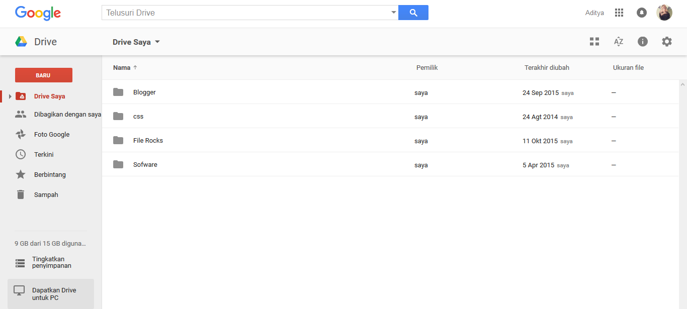 Cara menghapus data google Driver storage yang penuh 1000 program